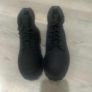 Timberland Kids Black Boots